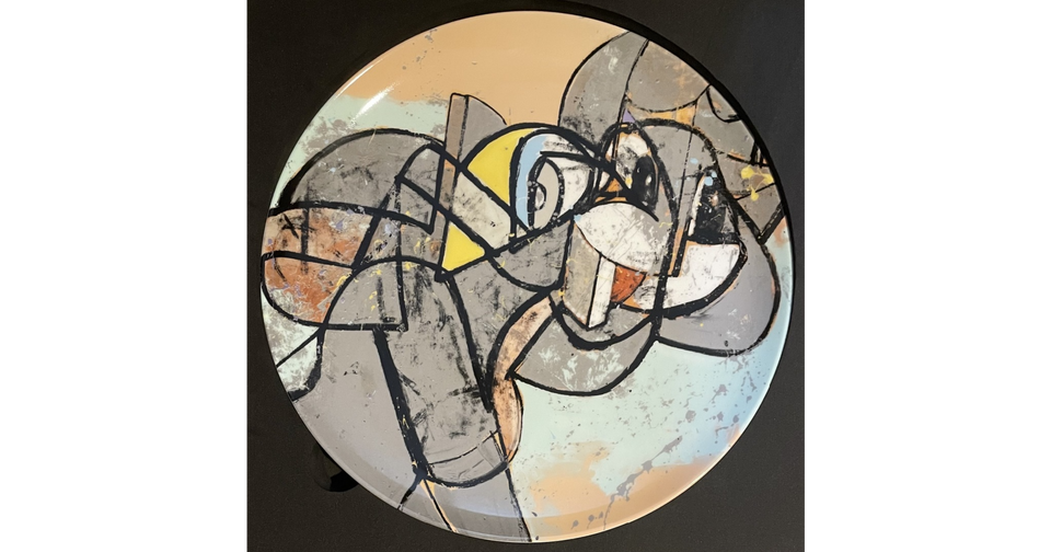 George Condo Machine Bugs Plate