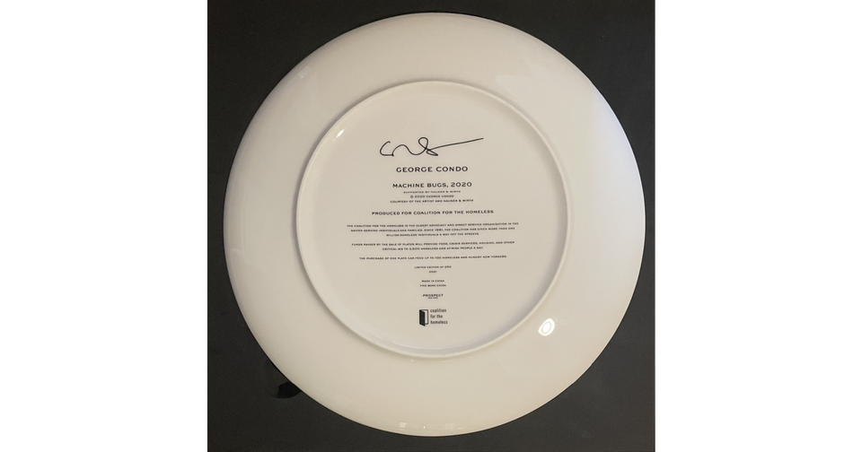 George Condo Machine Bugs Plate