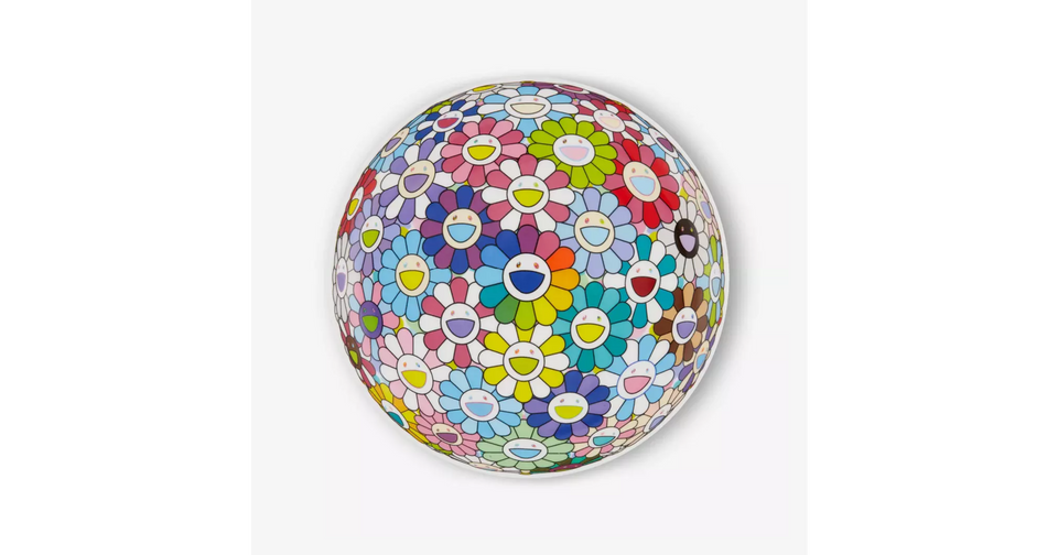 Takashi Murakami Gargantua Flower Ball Plate